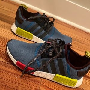 2016 ADIDAS NMD R1 VILLA CERULEAN BLUE RED GREEN OFF WHITE YELLOW